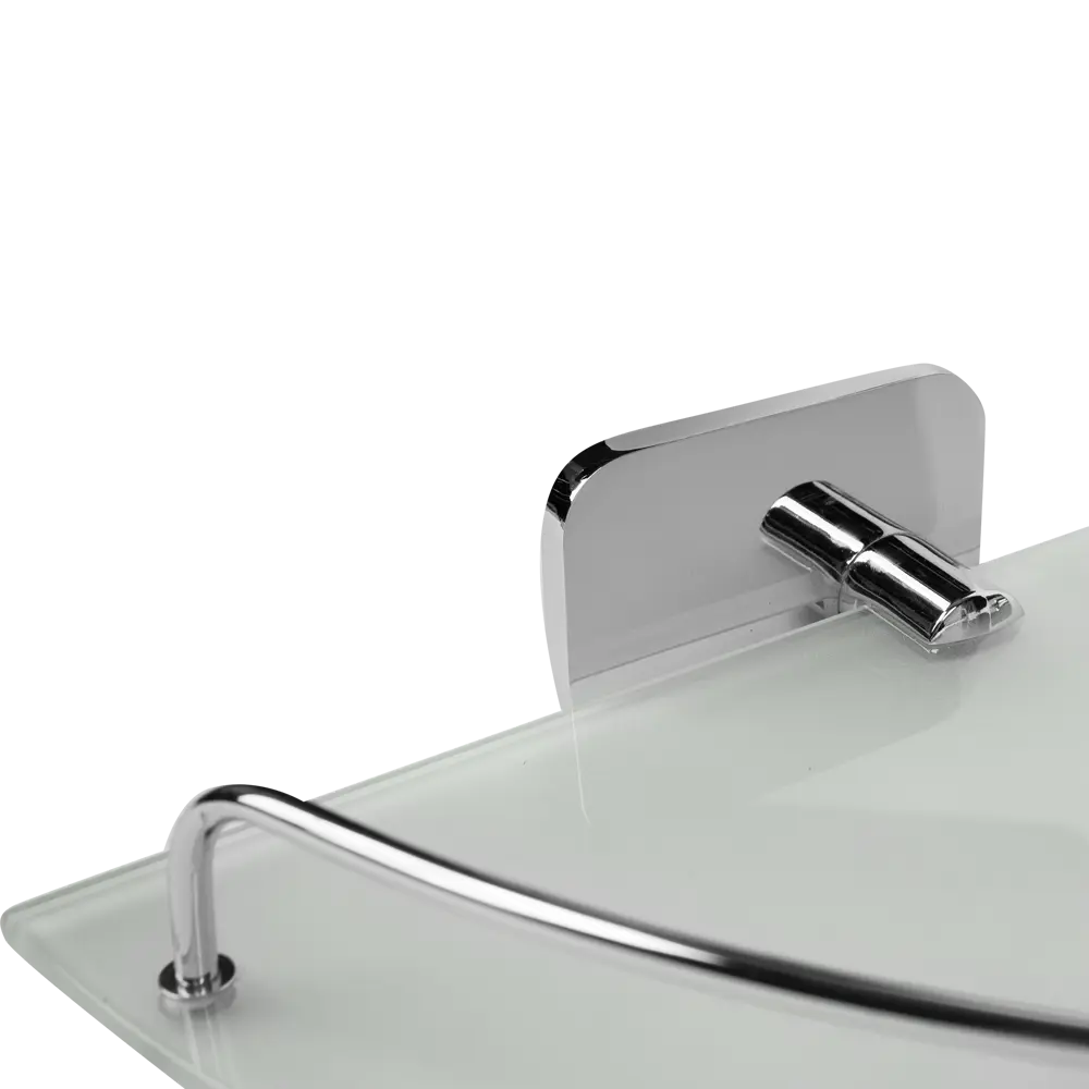 Полка для ванной комнаты Kraft угловая, стекло/хром BRISSEN STLM-2083362 - Вид №2