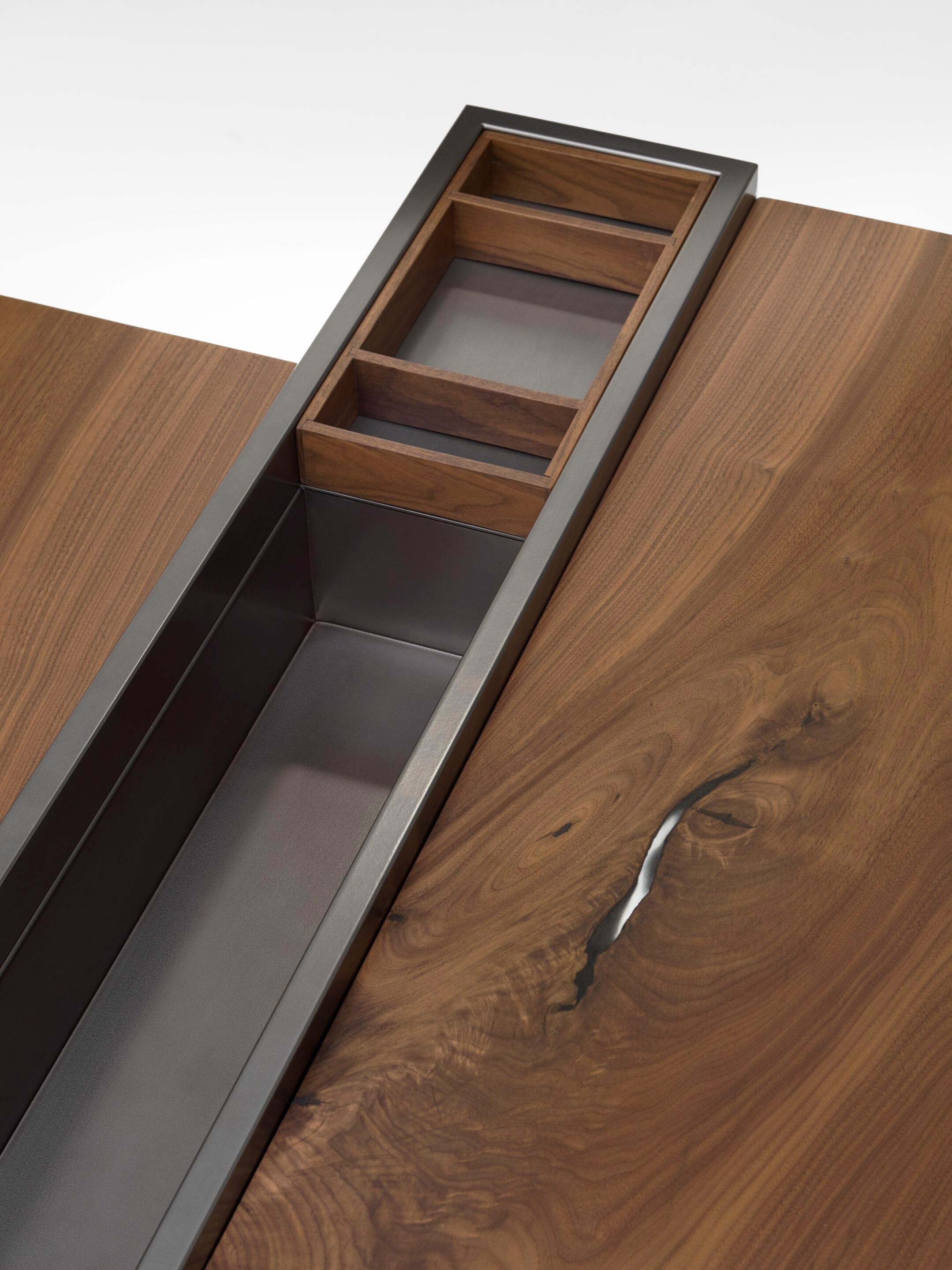 Прямоугольный журнальный столик с металлическими ножками Arte Brotto ARCH-00114687 - Вид №1