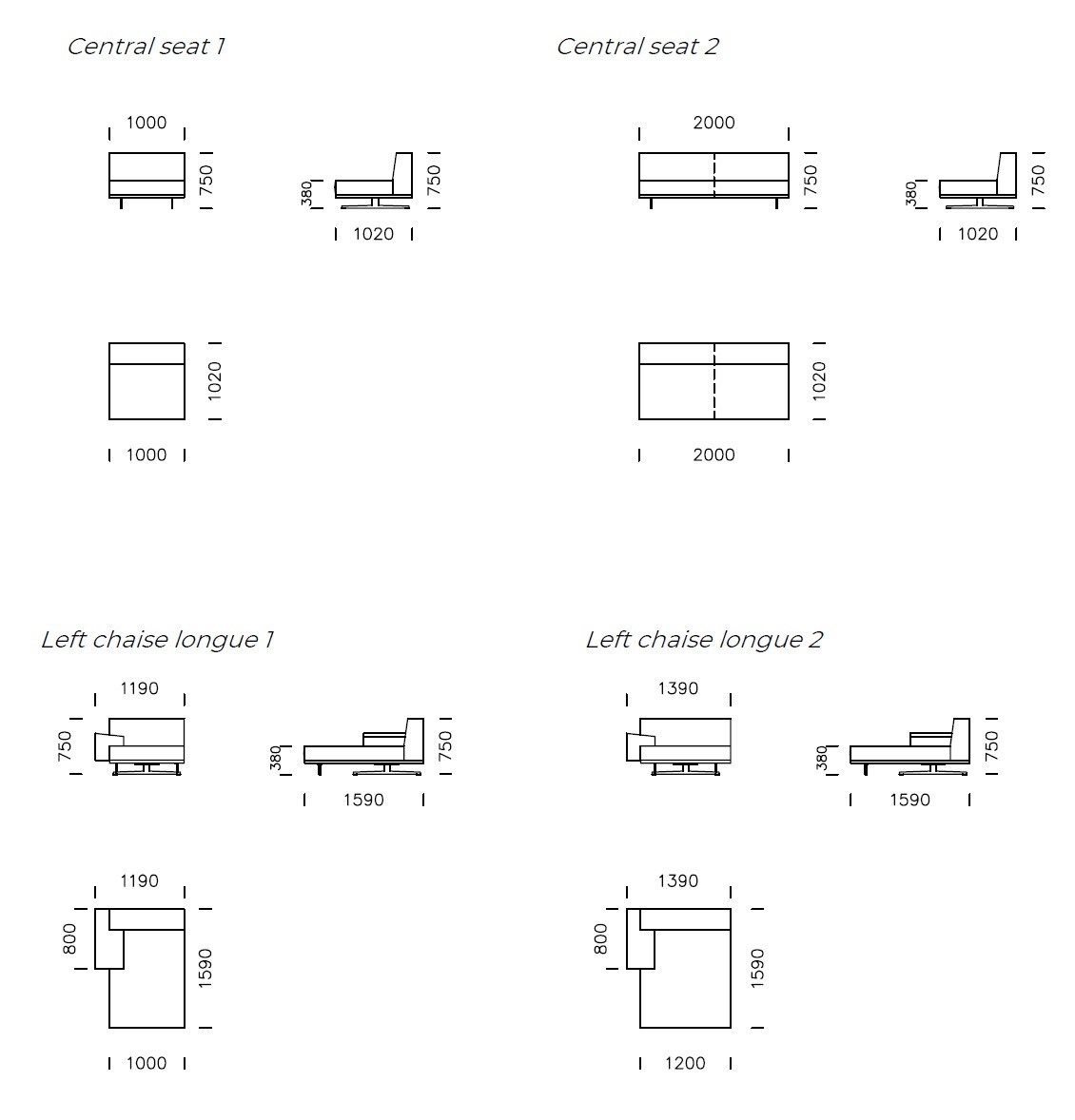 Кожаный диван с полуостровом Nobonobo Maxxo ARCH-00046227 - Вид №3