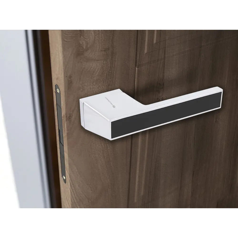 Дверные ручки Palladium Pasmore без запирания цвет хром STLM-2130420 - Вид №3