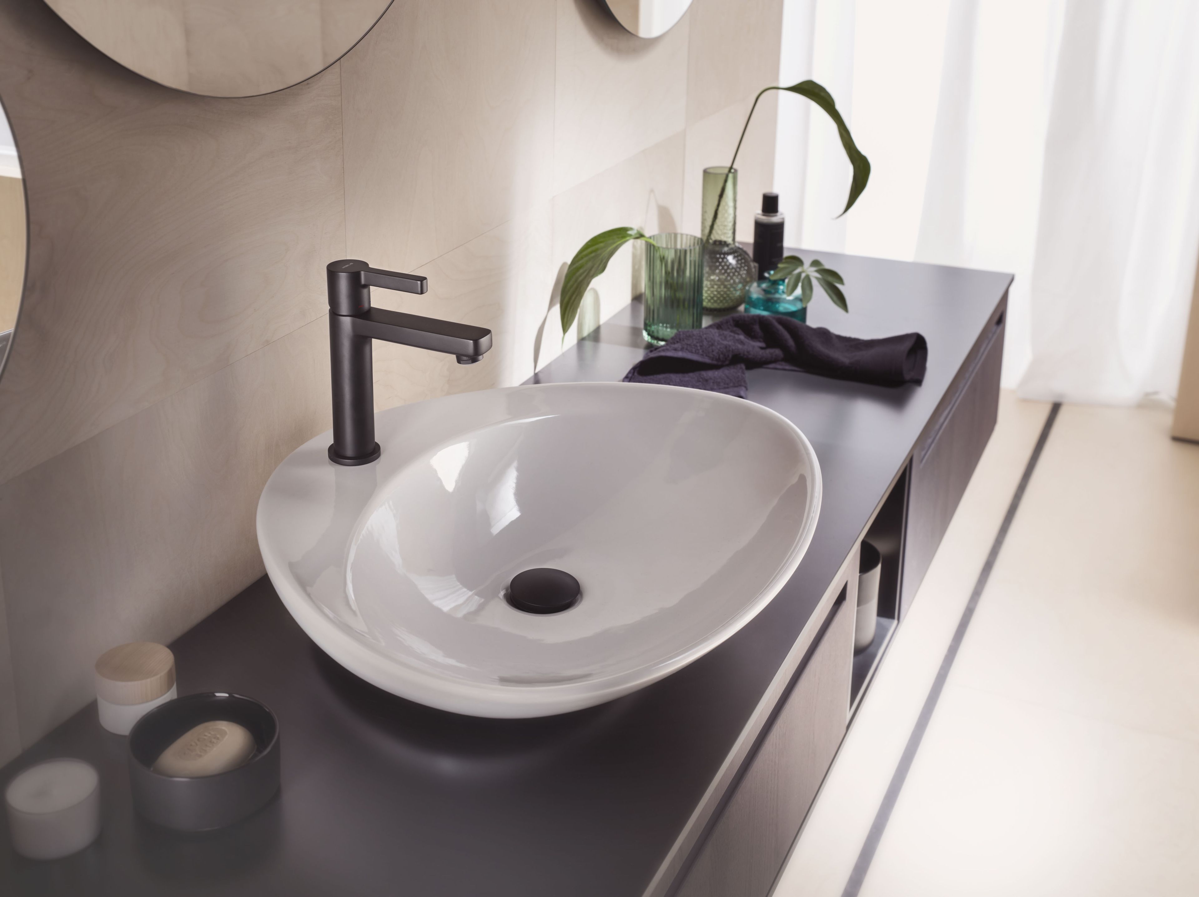 Однорычажный смеситель для раковины с ограничителем расхода Nobili Uno ARCH-00103385 - Вид №4