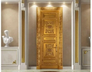 Arnaboldi Interiors Распашная дверь с сусальным золотом