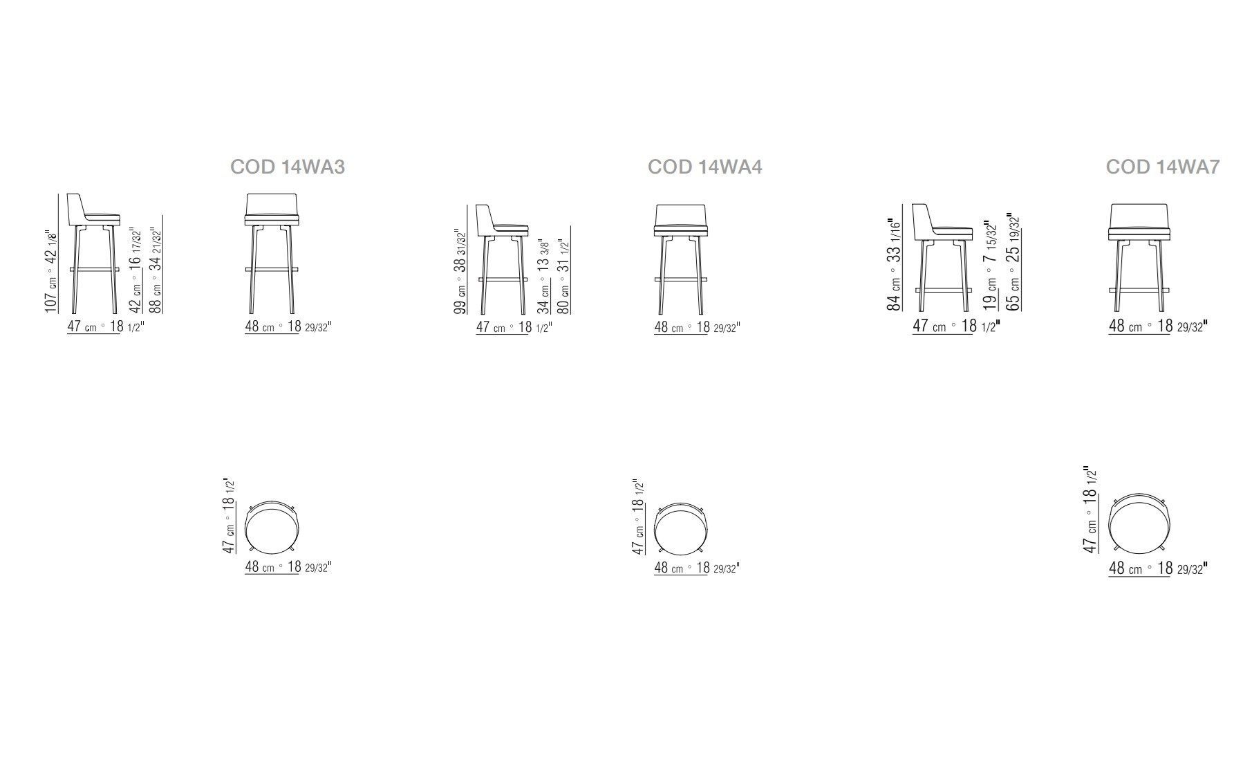 Высокий стул с кожаной обивкой Flexform Feel Good ARCH-00108044 - Вид №3