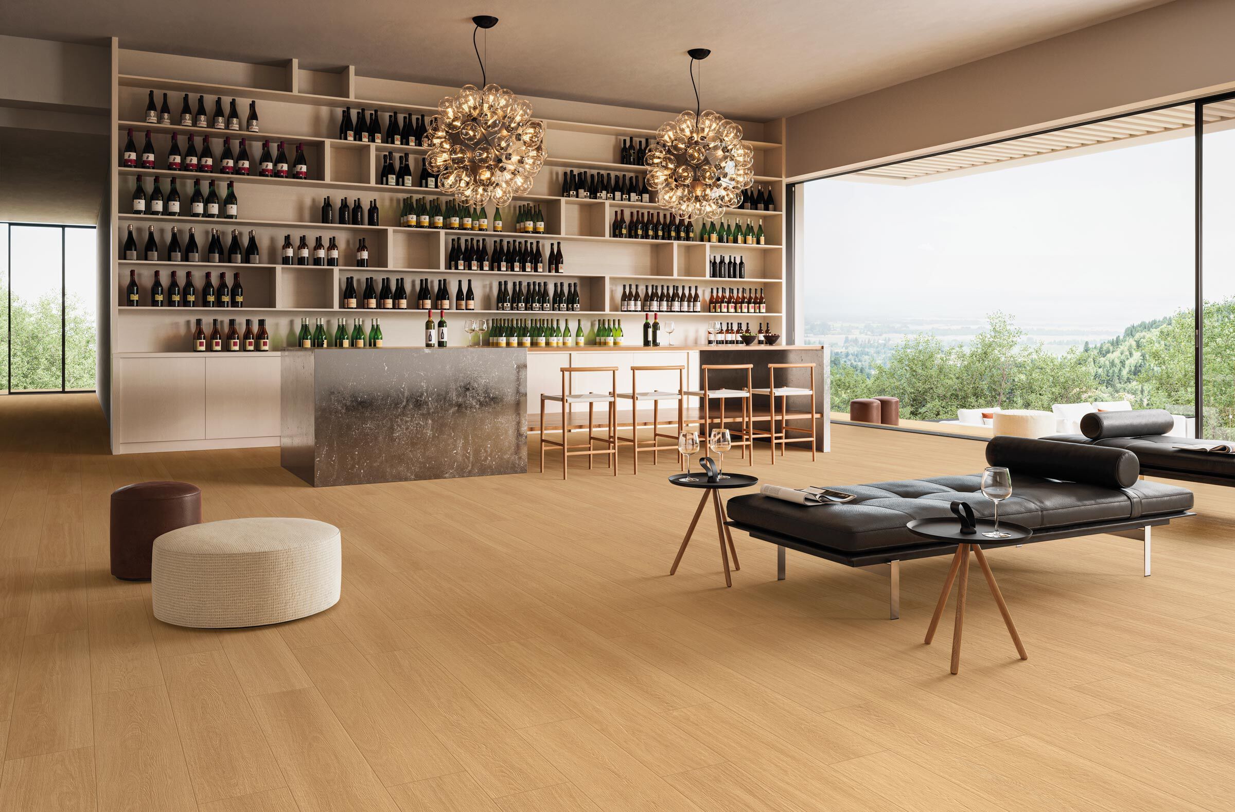 Пол / облицовка керамогранита под дерево NOVOCERAM OAKA ARCH-00084690 - Вид №4