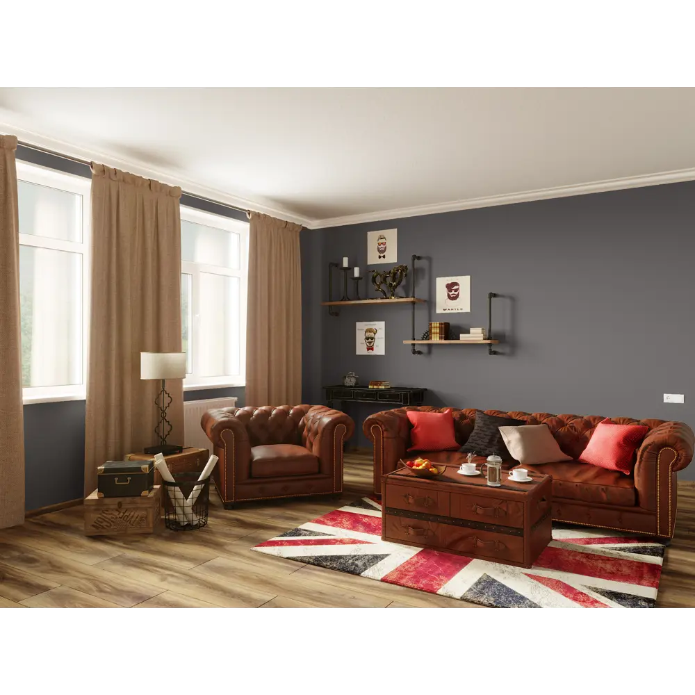 Ковер вискоза Isphahan 77973R 160x230 см цвет мультиколор DEVOS-CABY STLM-2196824 - Вид №5