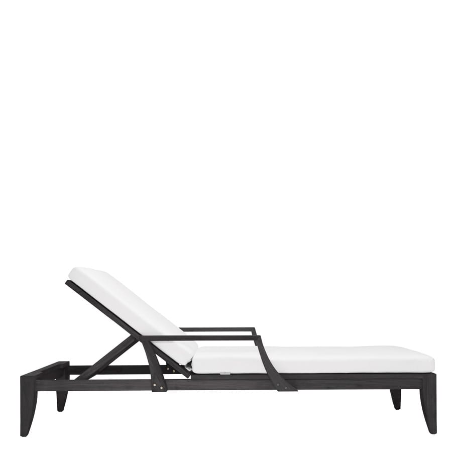 Садовая кровать из тикового дерева с подлокотниками JANUS et Cie Relais ARCH-00146502 - Вид №8