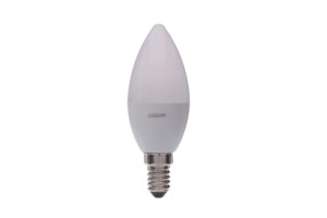 18634543 Светодиодная лампа LED STAR, B, свеча, 6.5Вт, E14, 550Лм, 6500 К, холодный белый свет 4058075467620 Osram