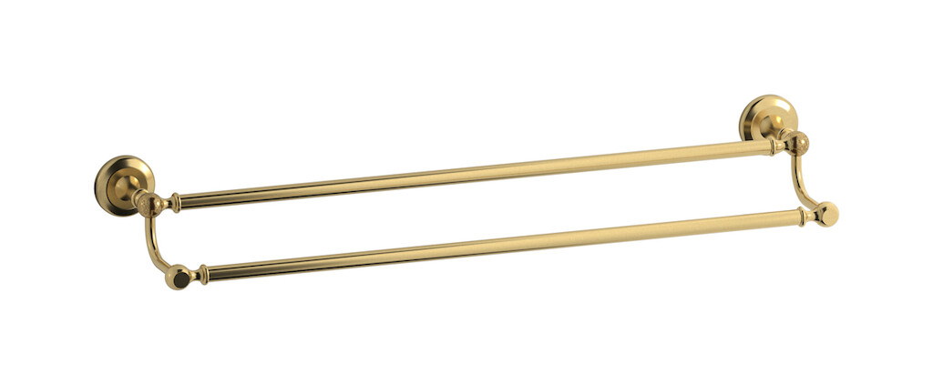 Двойная вешалка для полотенец WE ARE IB hr061os Brushed Gold Hermes