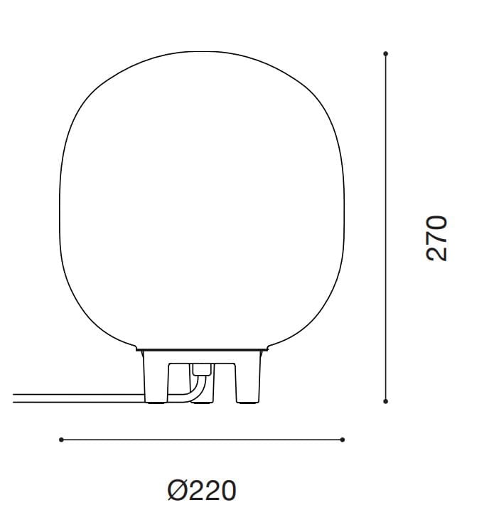 Светодиодная настольная лампа из дутого стекла Established&Sons филигрань ARCH-00132072 - Вид №7