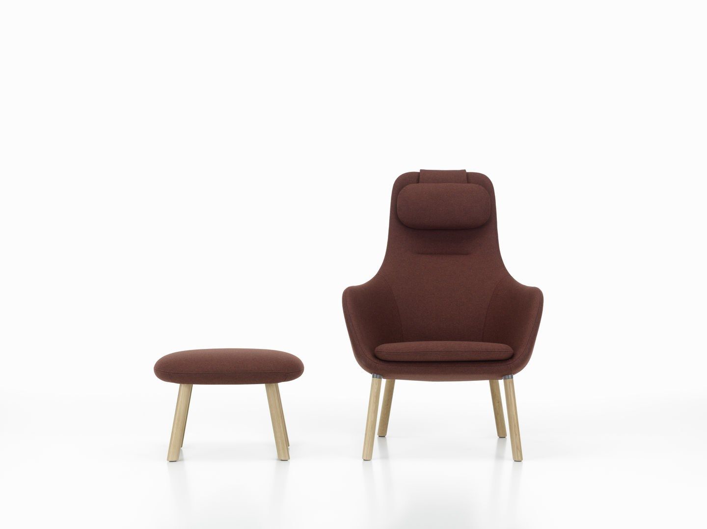Тканевое кресло с подголовником VITRA HAL Lounge ARCH-00081015 - Вид №60