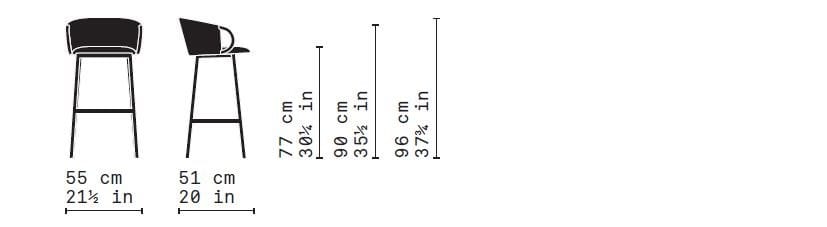 Высокий стул Very Wood Zant ARCH-00096664 - Вид №5