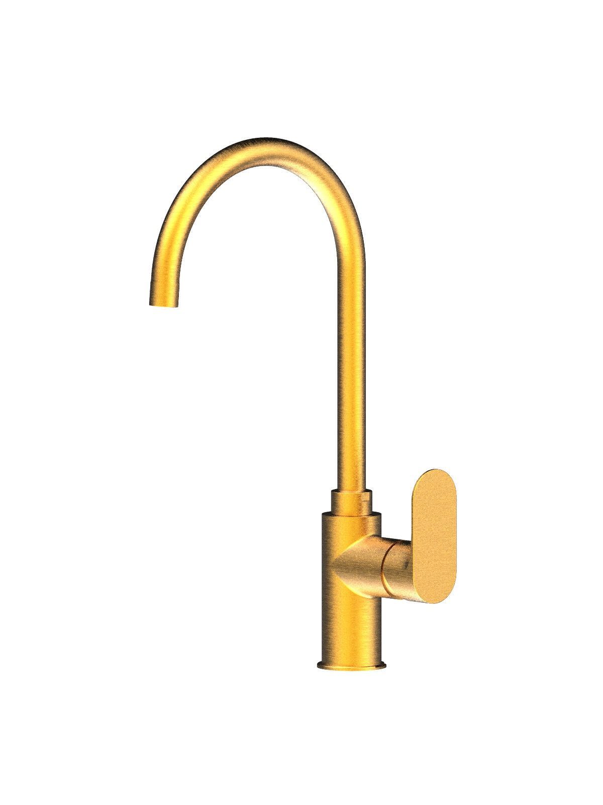 Смеситель для кухни на одно отверстие с поворотным изливом Rubinetterie Frattini Lea ARCH-00034191 - Вид №11