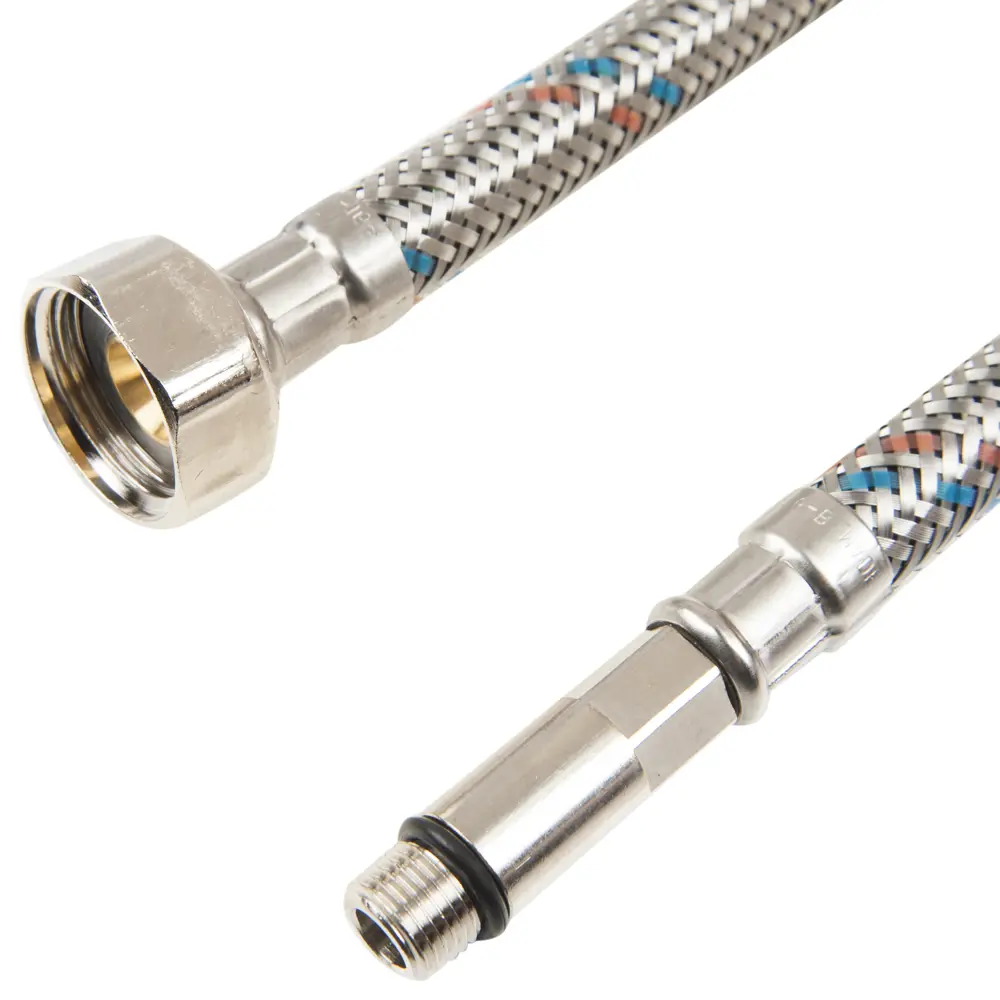 Гибкая подводка для смесителя Equation, 1/2", M10x35 мм, штуцер-гайка, 80 см STLM-2045895 - Вид №1