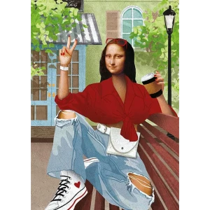 Постер Мона Лиза 21x29.7 см 88909922 STLM-2157794