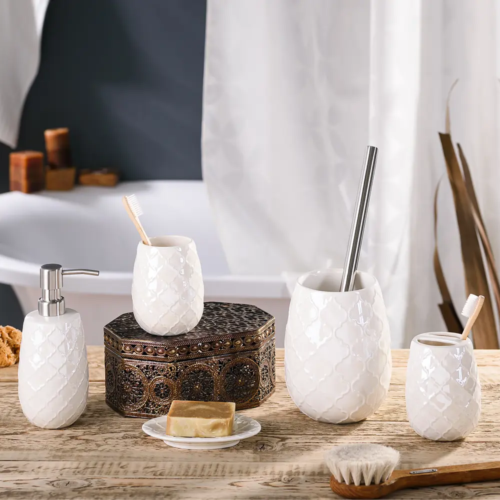 Мыльница Lamis керамика цвет бежевый WESS STLM-2007823 - Вид №2