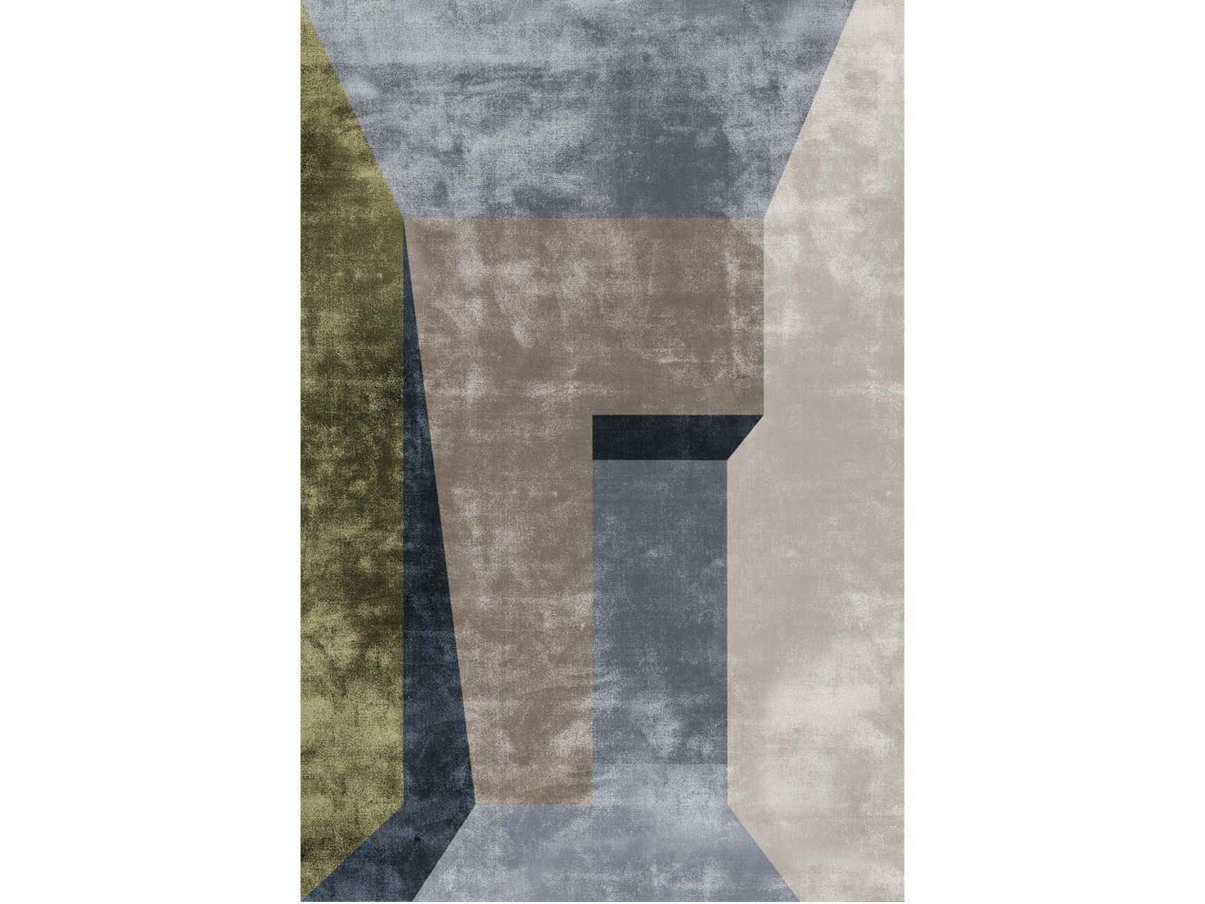 Ковер ручной работы из бамбукового волокна Sirecom Tappeti перспективы ARCH-00034305 - Вид №1