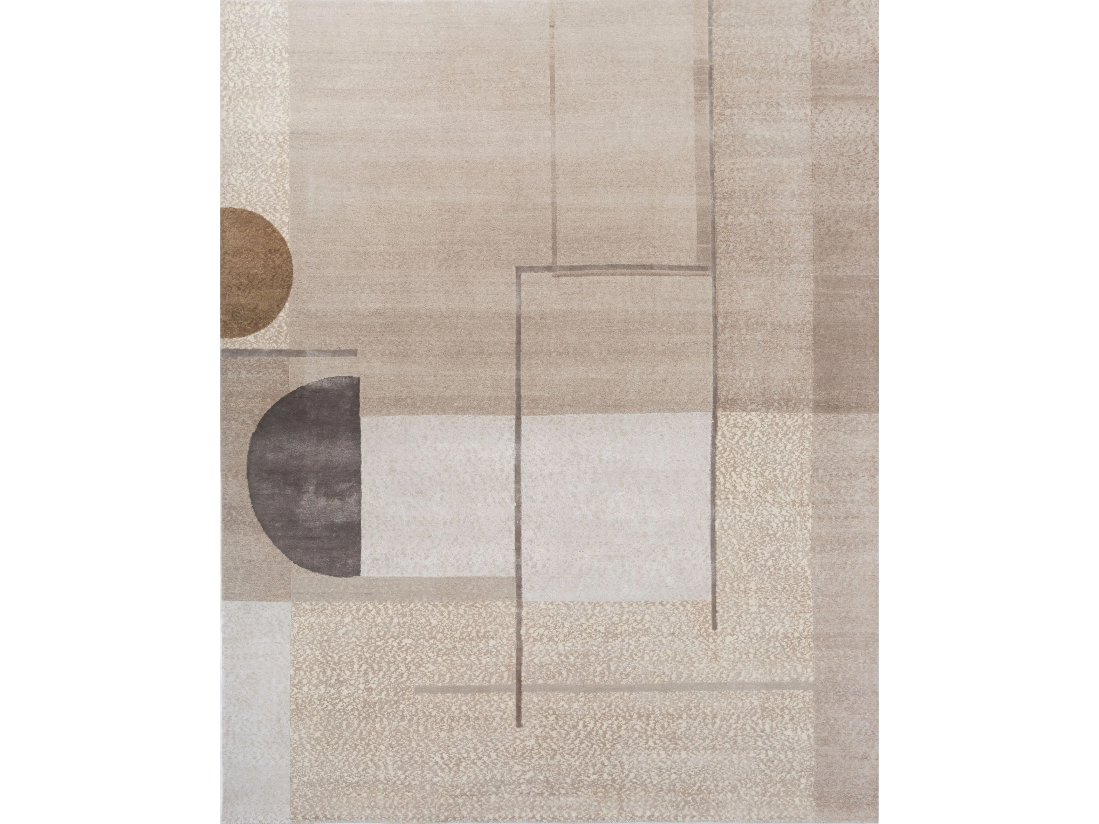 Бамбуковый Шелковый прямоугольный ковер ручной работы Jaipur Rugs Unfold ARCH-00057140 - Вид №1