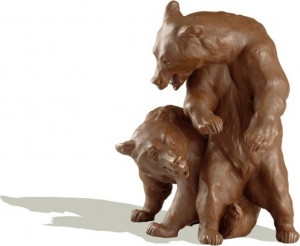 93397 Meissen Фигурка 20см "Два медведя" (Эрих Хёзель, 1905 г.) Фарфор