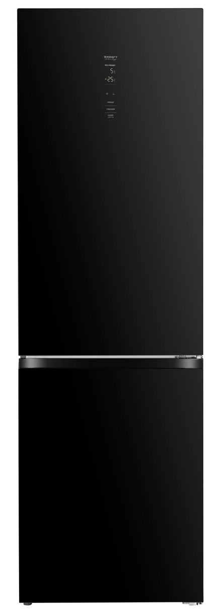 9069501 Холодильник с морозильником   KRAFT Technology TNC-NF504BG черный STDN-0008184 - Вид №2