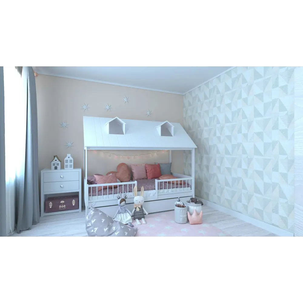 Ковёр «Kids Dream 03» 0.7х1.4 м цвет розовый BOYBO TEKSTIL STLM-2045032 - Вид №4