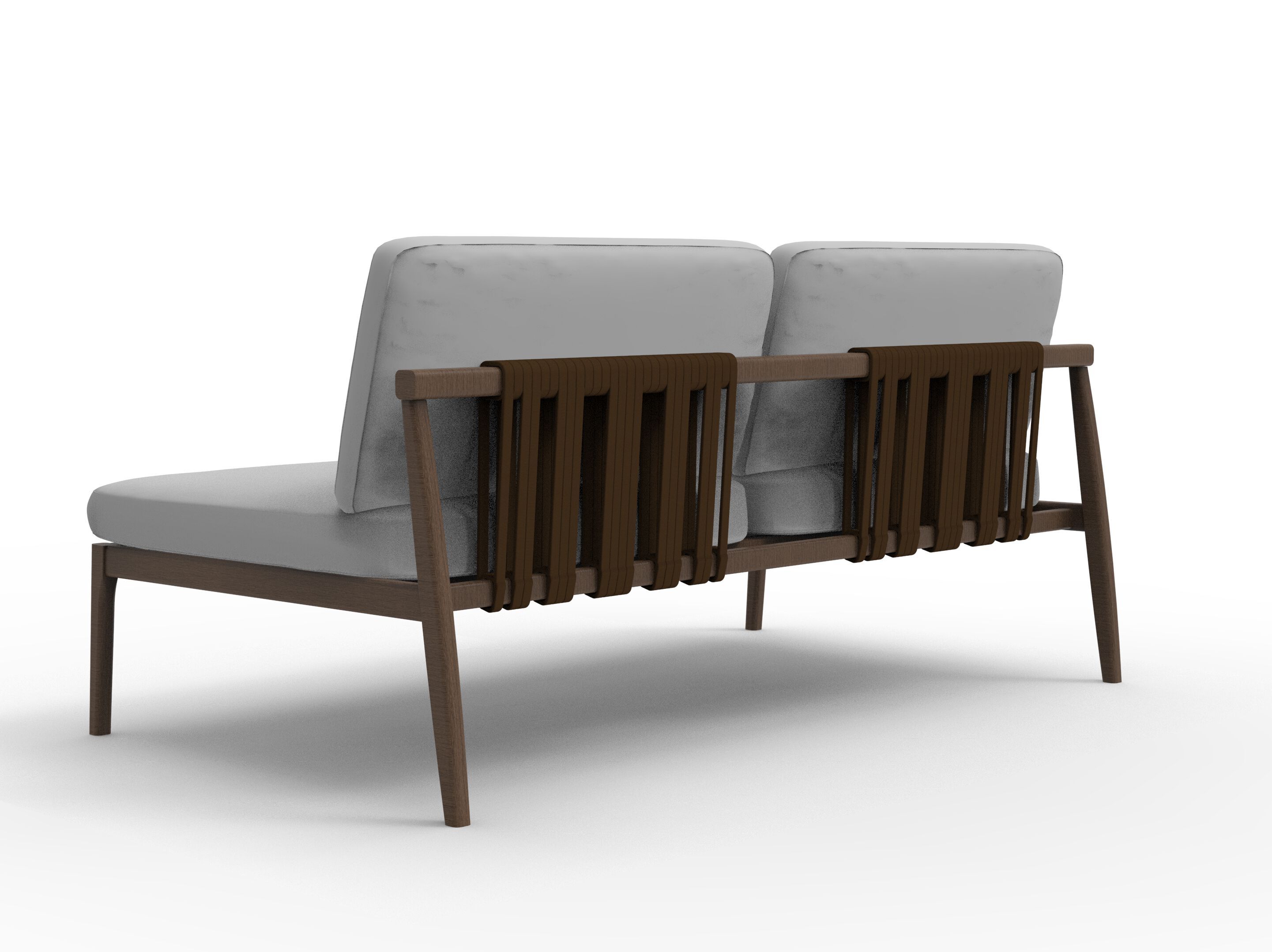 Длинный модуль для садового дивана в iroko Rever Пантеллерия ARCH-00075234