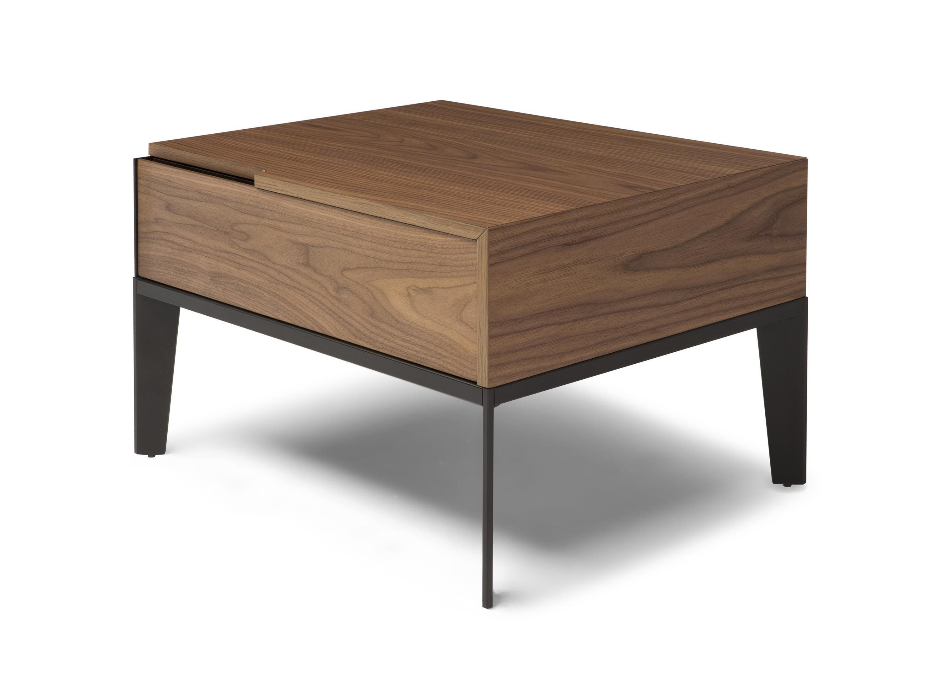 Тумбочка из грецкого ореха с ящиками Natuzzi Italia Mondrian ARCH-00028522 - Вид №1