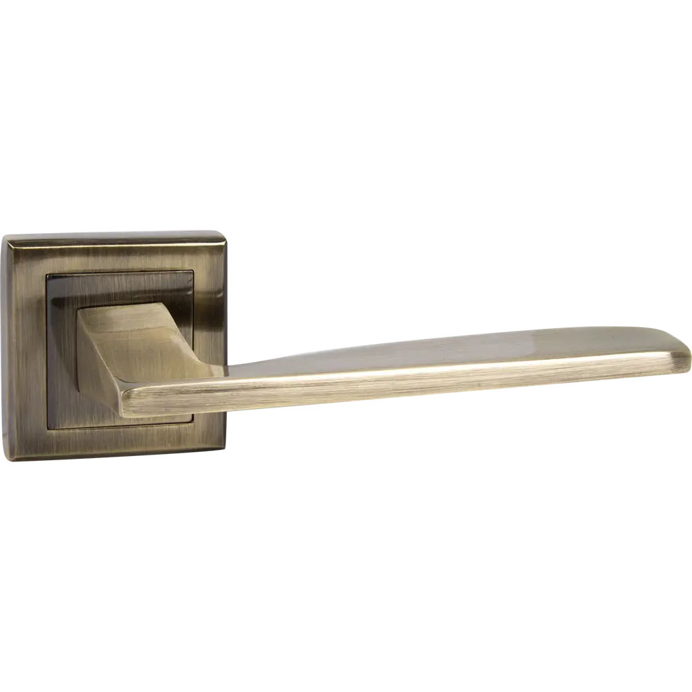 Ручка дверная на розетке Z 201 AB, цвет античная бронза PALLADIUM STLM-2182521