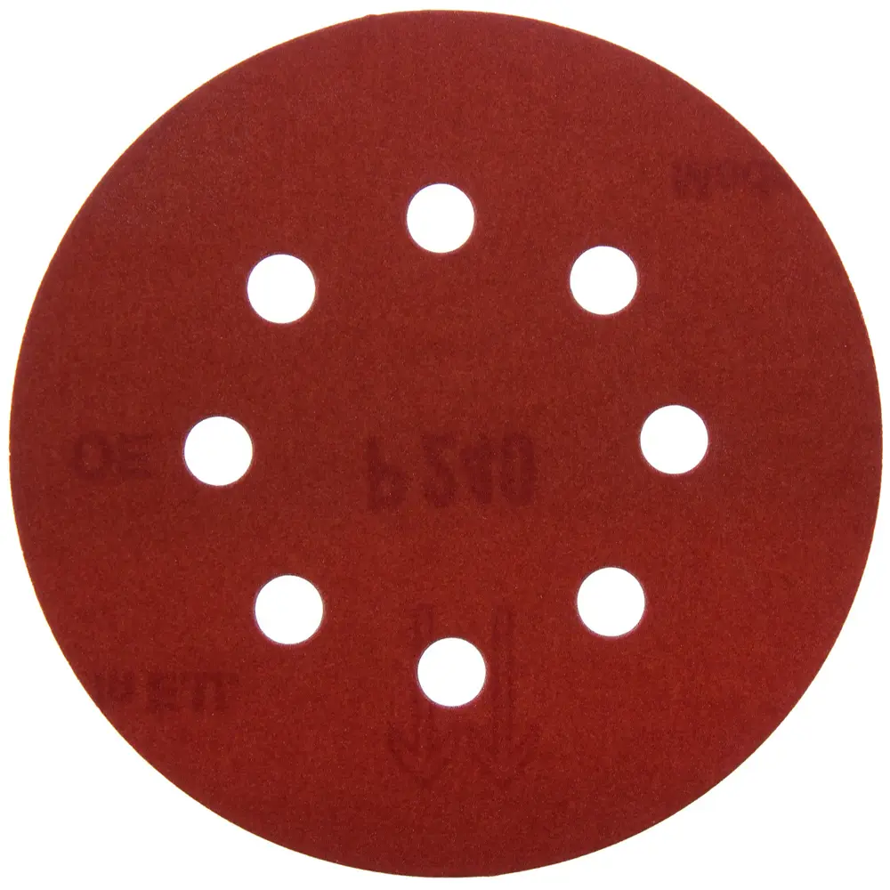 Абразивный круг Velcro Dexter P240, 8 отверстий, D125 мм, 5 шт STLM-2056410