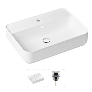 90760162 Раковина накладная 21520849 60см, с донным клапаном Bathroom Sink STLM-0371700 LAVINIA BOHO