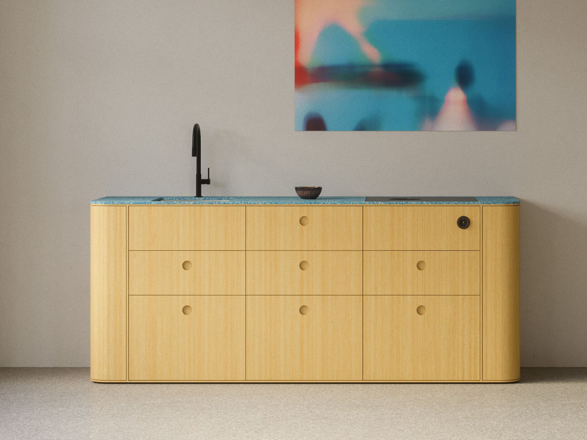 Встроенная кухня Neuvermoebelt TINY KITCHEN "HOME" ARCH-00071316 - Вид №1