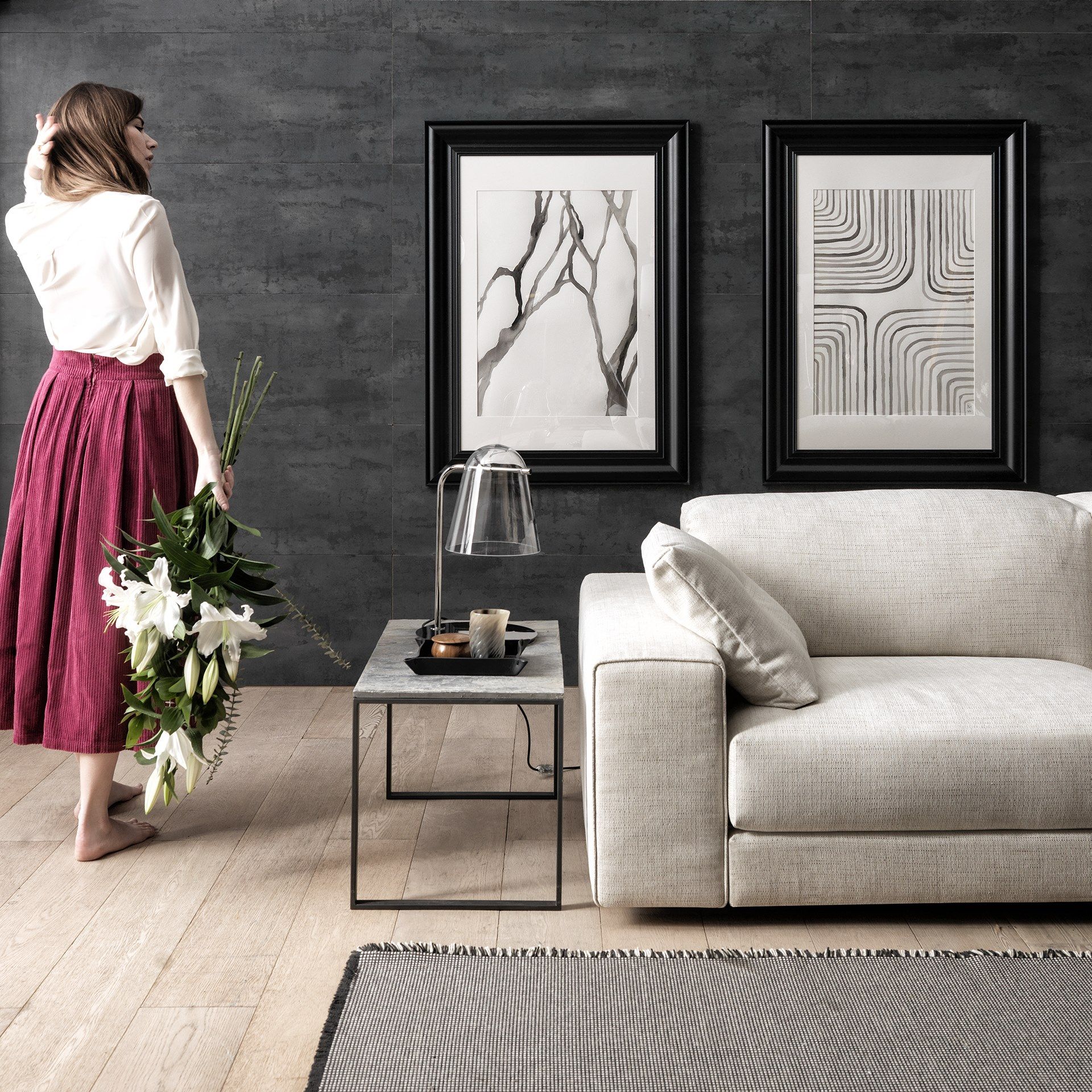 Секционный тканевый диван с полуостровом VALENTINI Уильям ARCH-00082154 - Вид №8