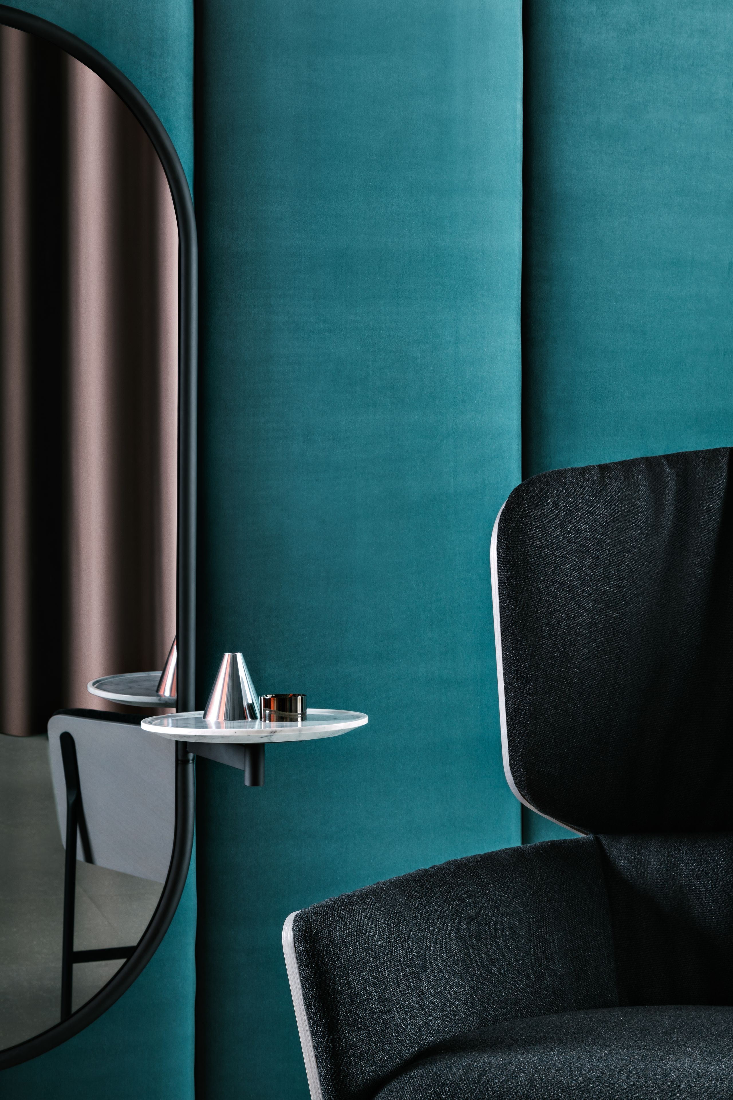 Овальное настенное зеркало в рамке SP01 Мишель ARCH-00100077 - Вид №5