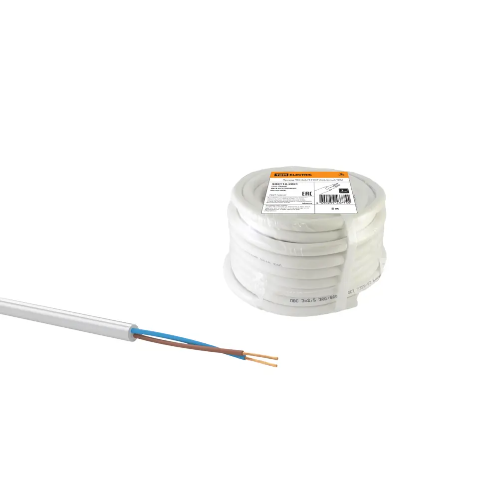 Провод TDM Electric ПВС 2х0.75 для подключения электрооборудования 84574133 STLM-1578901 - Вид №2