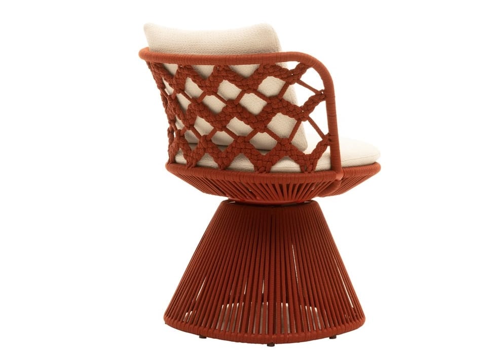 Алюминиевый садовый стул и полипропиленовые ленты B&B Italia Outdoor FLAIR O' ARCH-00018018 - Вид №2