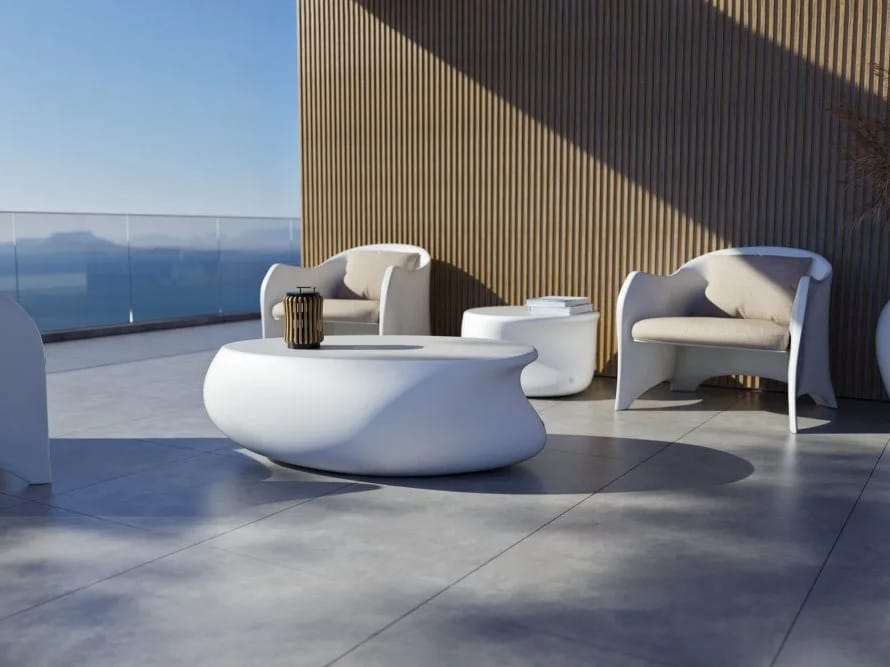 Овальный садовый стол из стекловолокна GANSK ECHO ARCH-00140243 - Вид №1