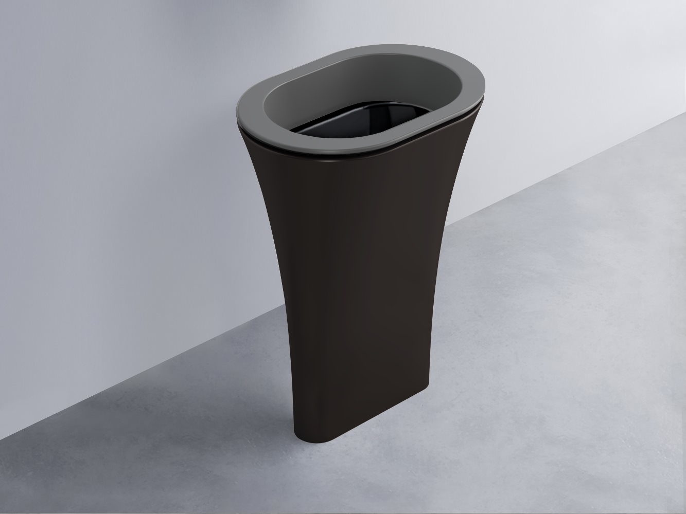 AMLA65-CM+AMPILO-N+AMCOLO-LV Раковина Amedeo Ovale отдельностоящая cielo Enjoy + Amedeo Ceramica Cielo
