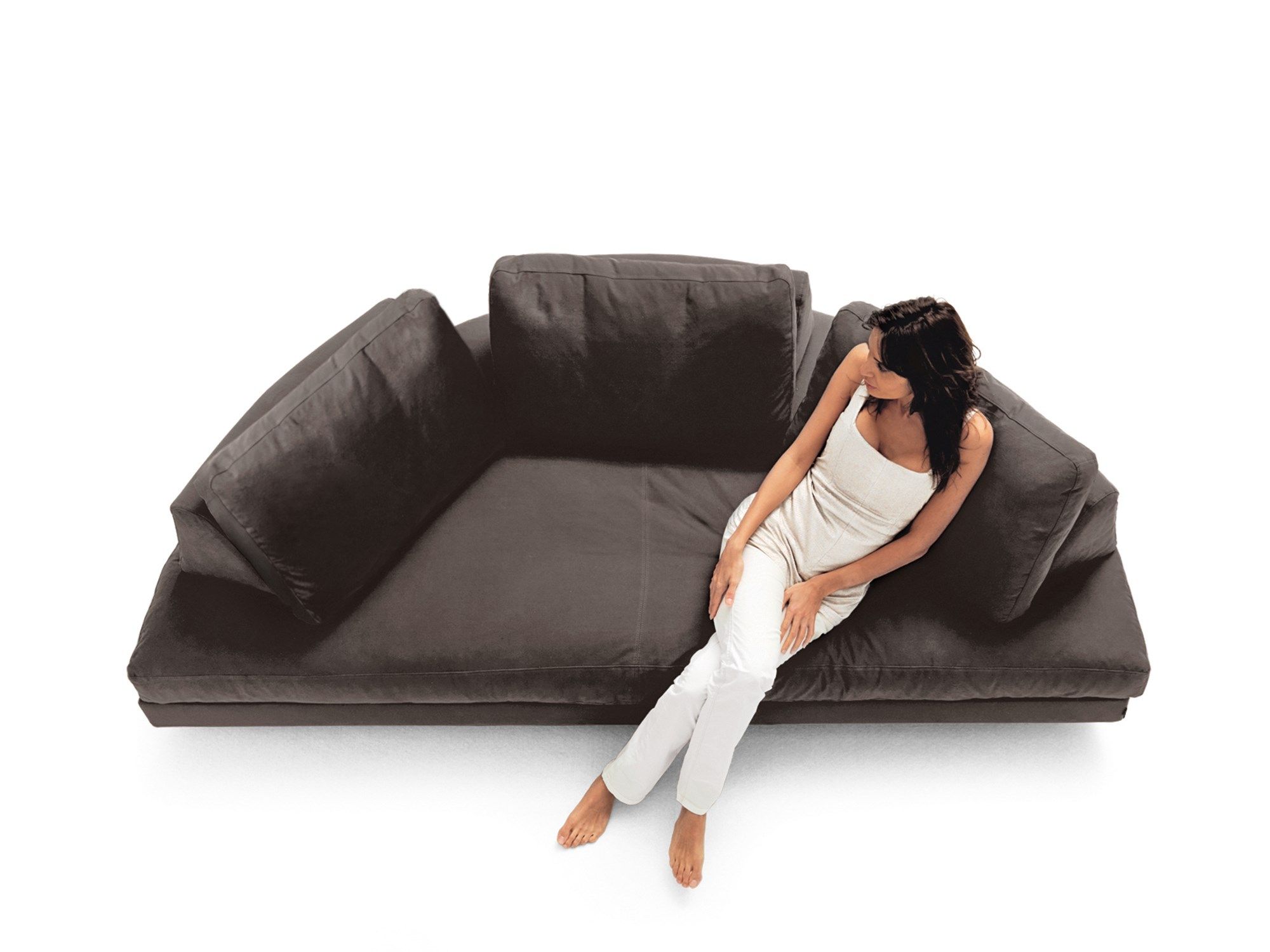 Изогнутый диван из ткани Dema FLY ARCH-00108347 - Вид №1