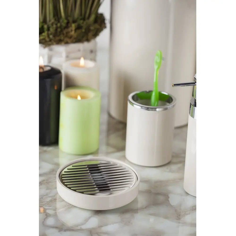 Ёршик для унитаза «Lenox» цвет бежевый PRIMANOVA STLM-2155200 - Вид №2