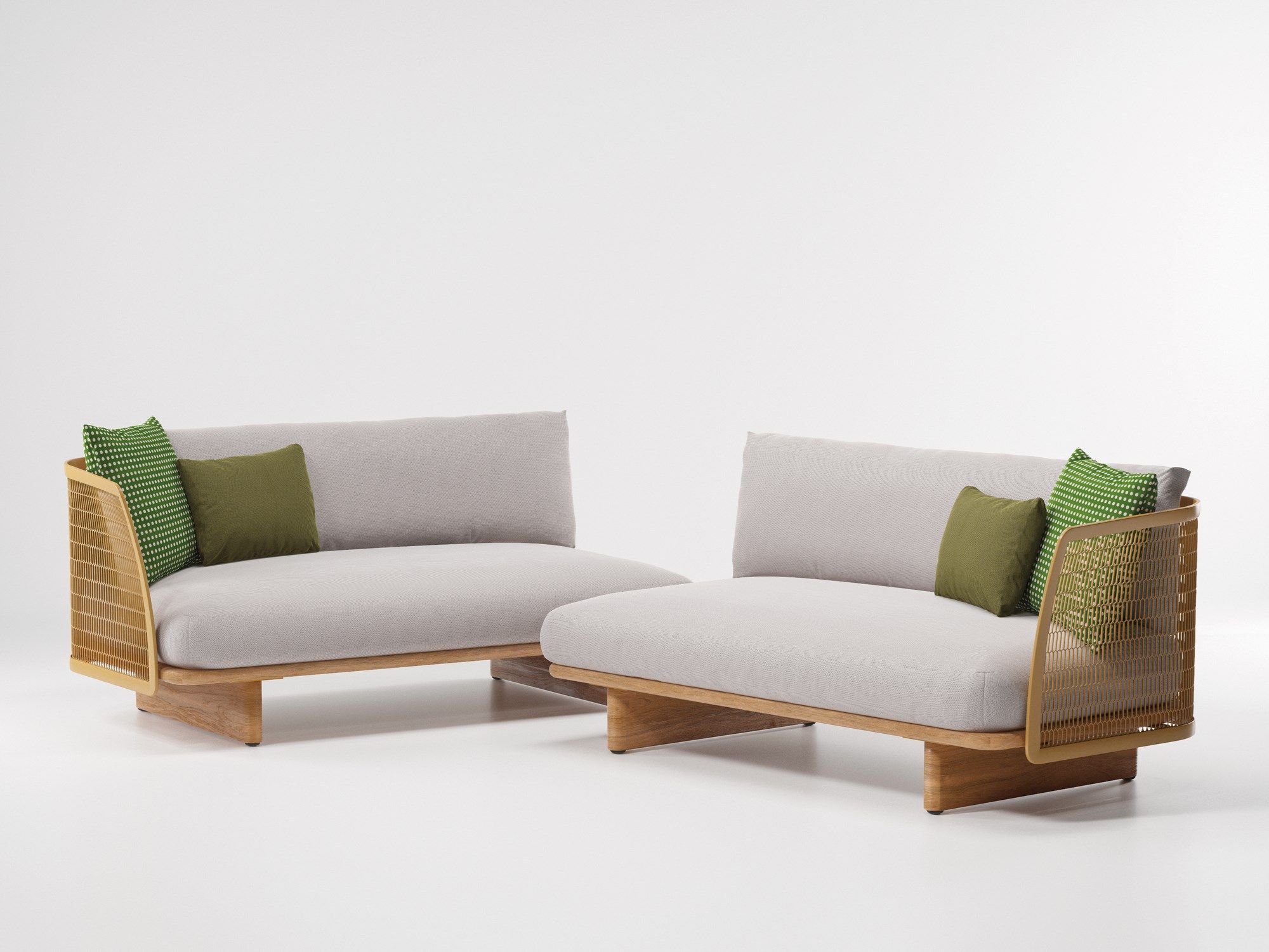 Тканевый модульный садовый диван Kettal сетка ARCH-00094376 - Вид №2