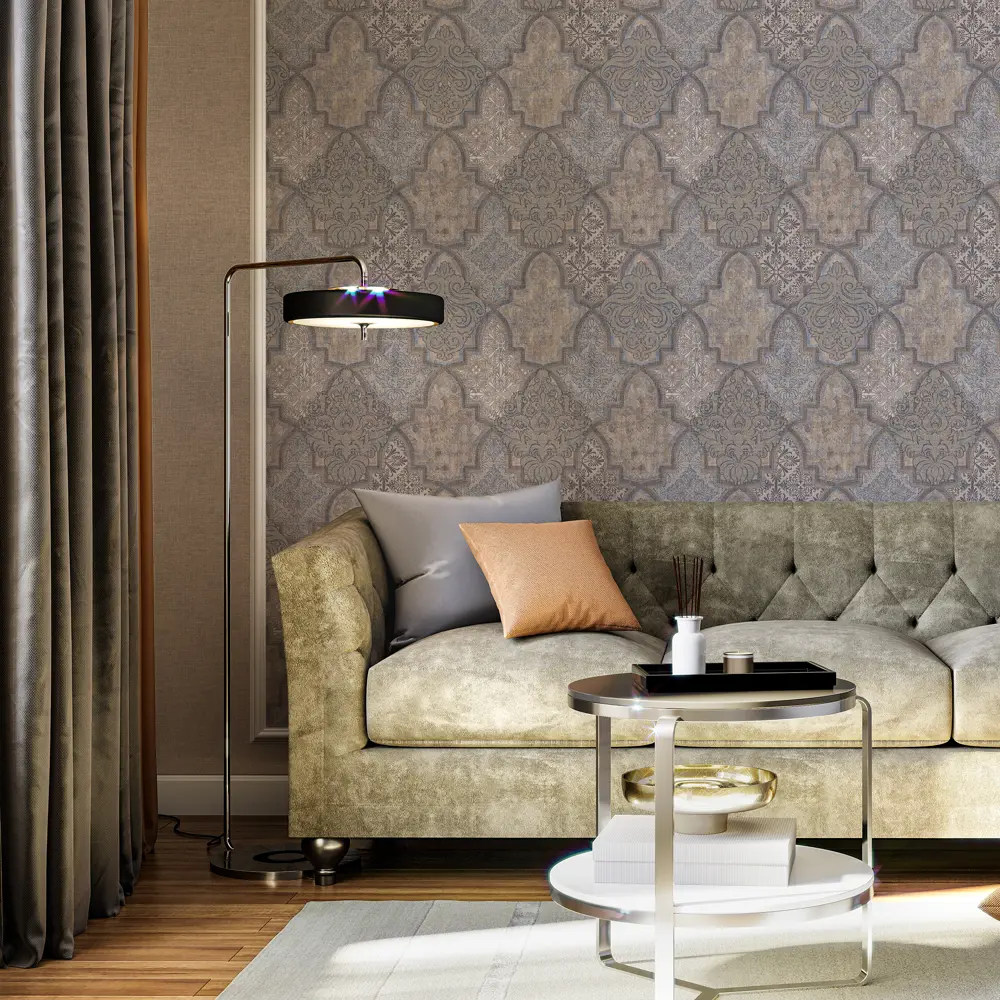 Обои флизелиновые Палитра Marrakech коричневые 1.06 м PL71543-68 STLM-2058873 - Вид №2