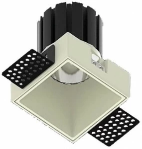 NEXO LUCE Квадратный встраиваемый металлический светодиодный точечный светильник Inlux recessed 5330