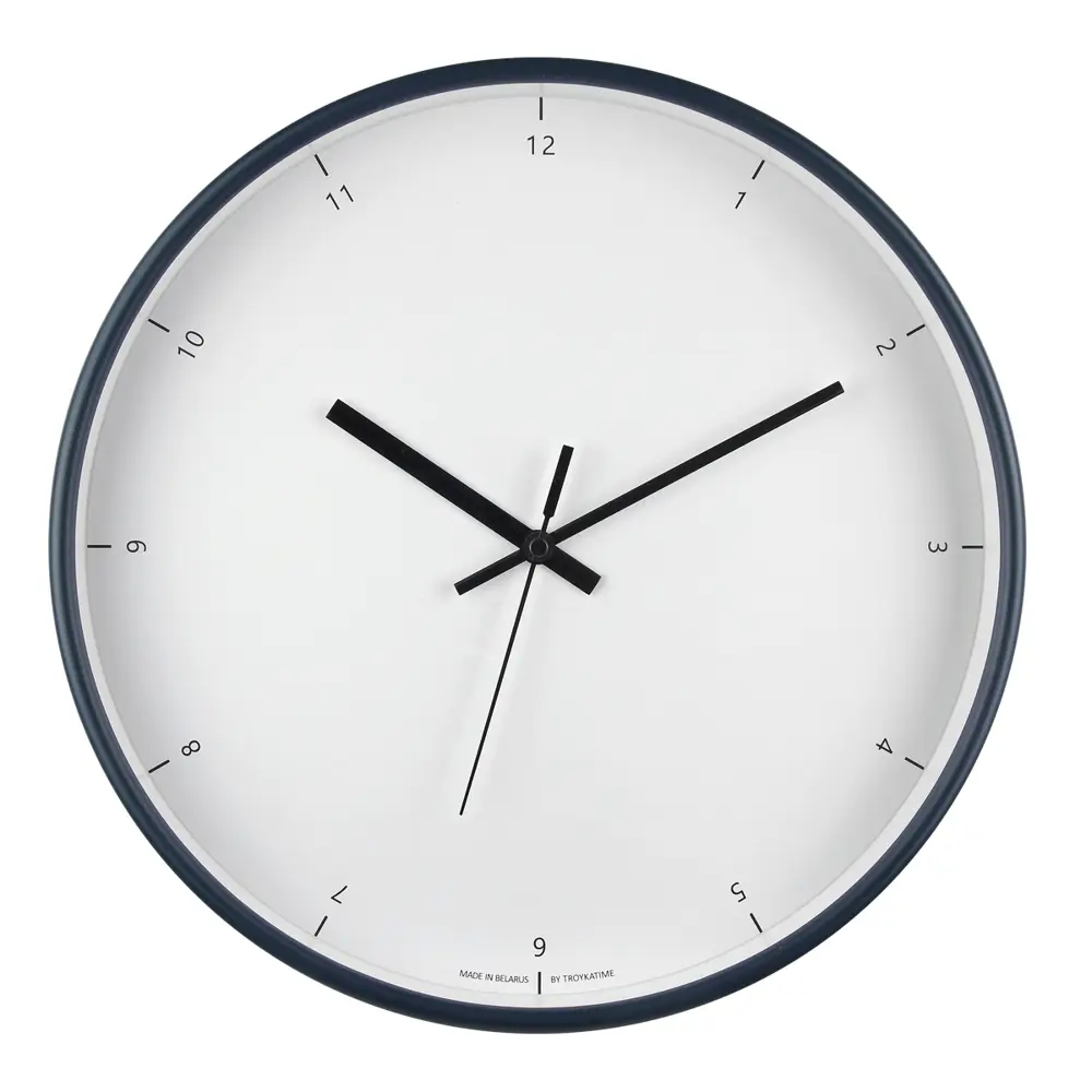 Настенные часы TROYKATIME Modern Blue - бесшумный ход и стильный дизайн 89396398 STLM-1576092