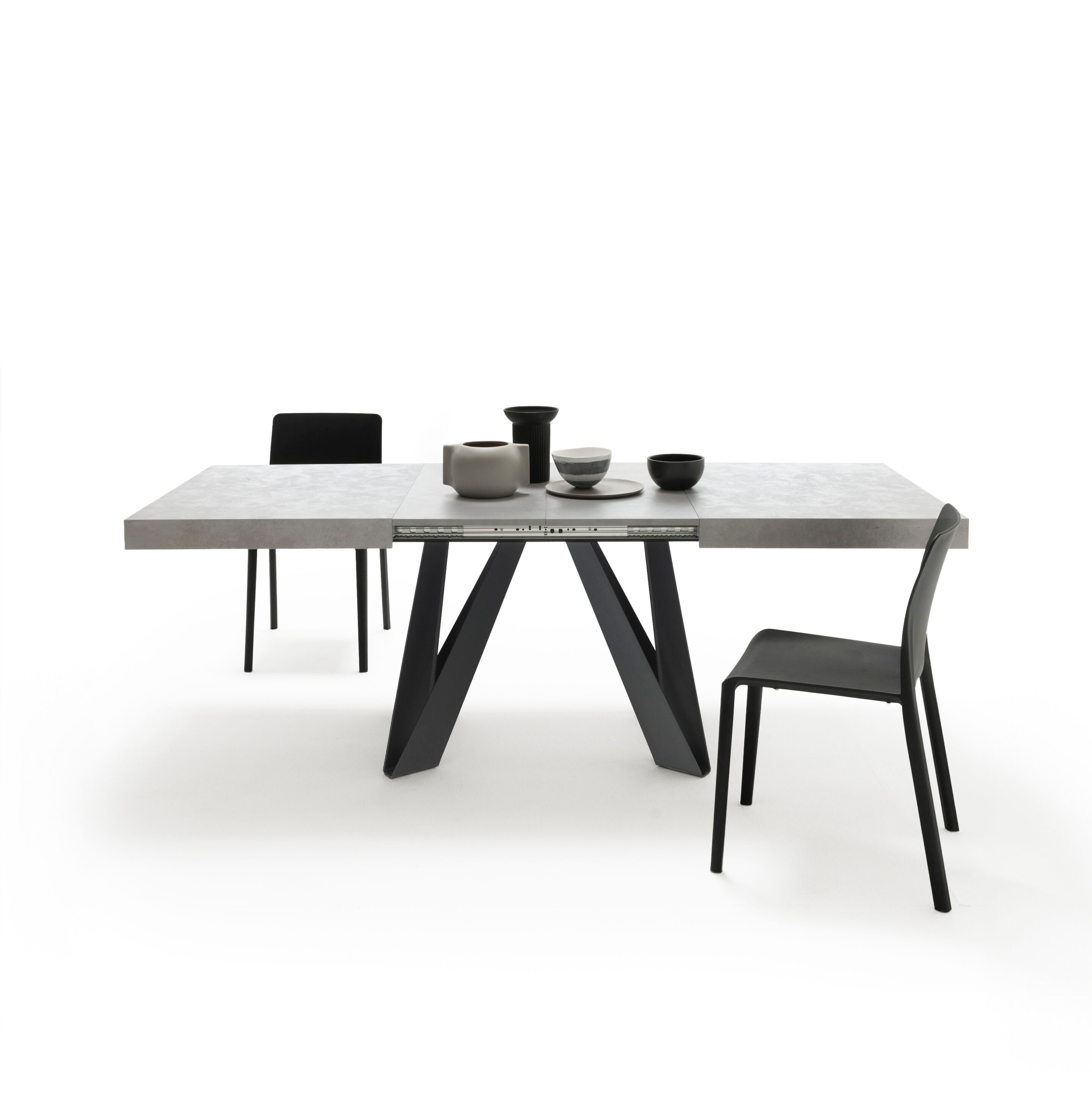 Выдвижной прямоугольный стол из железа с меламиновой столешницей Mobili Fiver ROMINA ARCH-00069646 - Вид №18