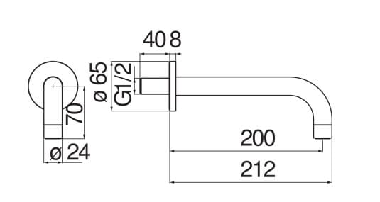 Настенный дозирующий носик Nobili Velis ARCH-00081851 - Вид №8