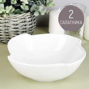 Набор посуды фарфор 0530125-Н2 цвет белый NOUVELLE