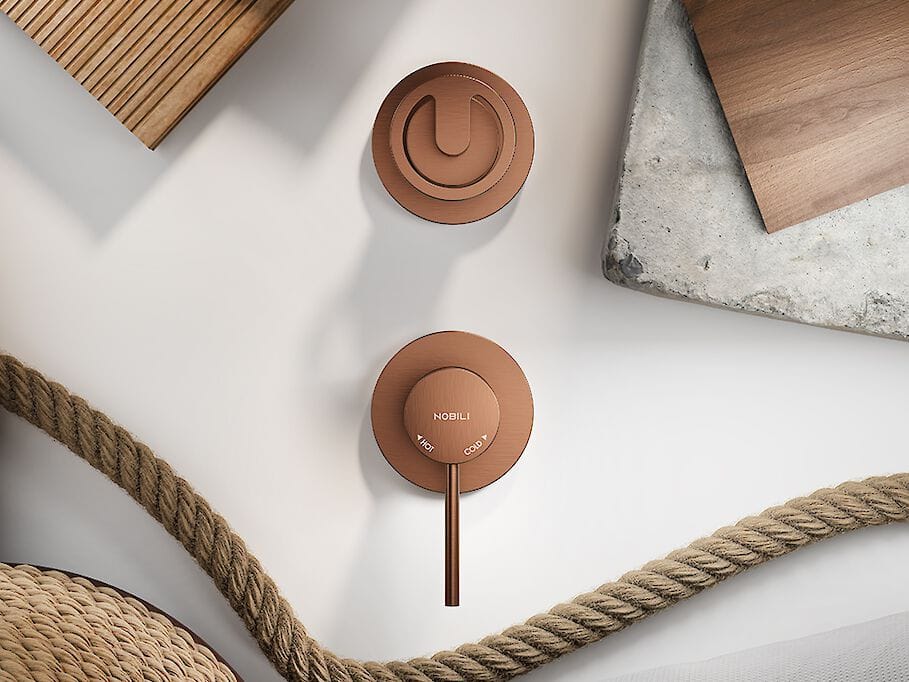 Однорычажный смеситель для душа с 2 отверстиями Nobili Sole ARCH-00077450