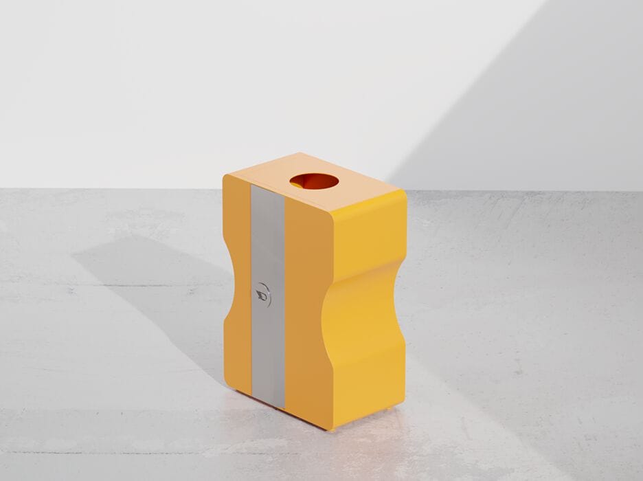 Оцинкованная стальная стойка для мусора DIMCAR TEMPERARIFIUTI ARCH-00144700 - Вид №1