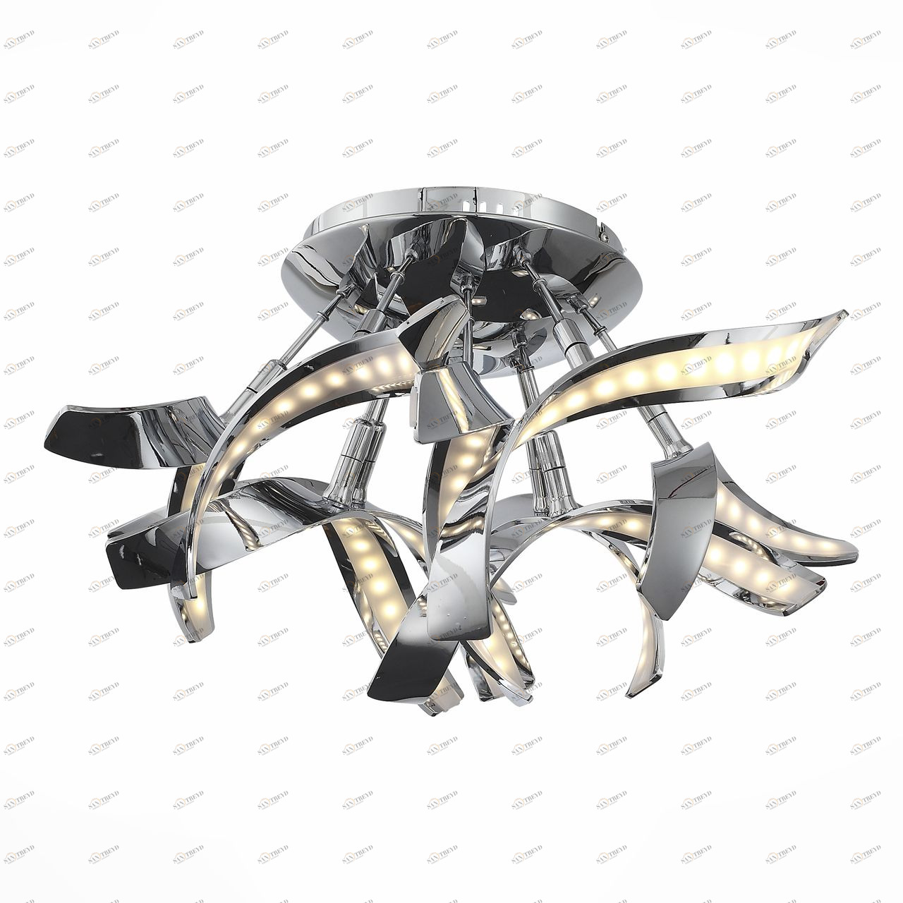 Потолочная светодиодная люстра ST Luce Ciocca SL928.102.09 ST LUCE ДИЗАЙНЕРСКИЕ, CIOCCA 059010 Хром 