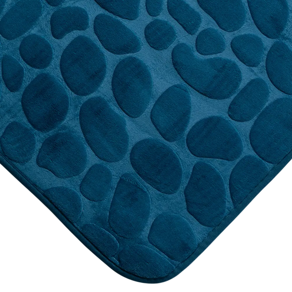 Коврик для ванной Vidage Каменка 50x80 см цвет синий STLM-2024705 - Вид №2