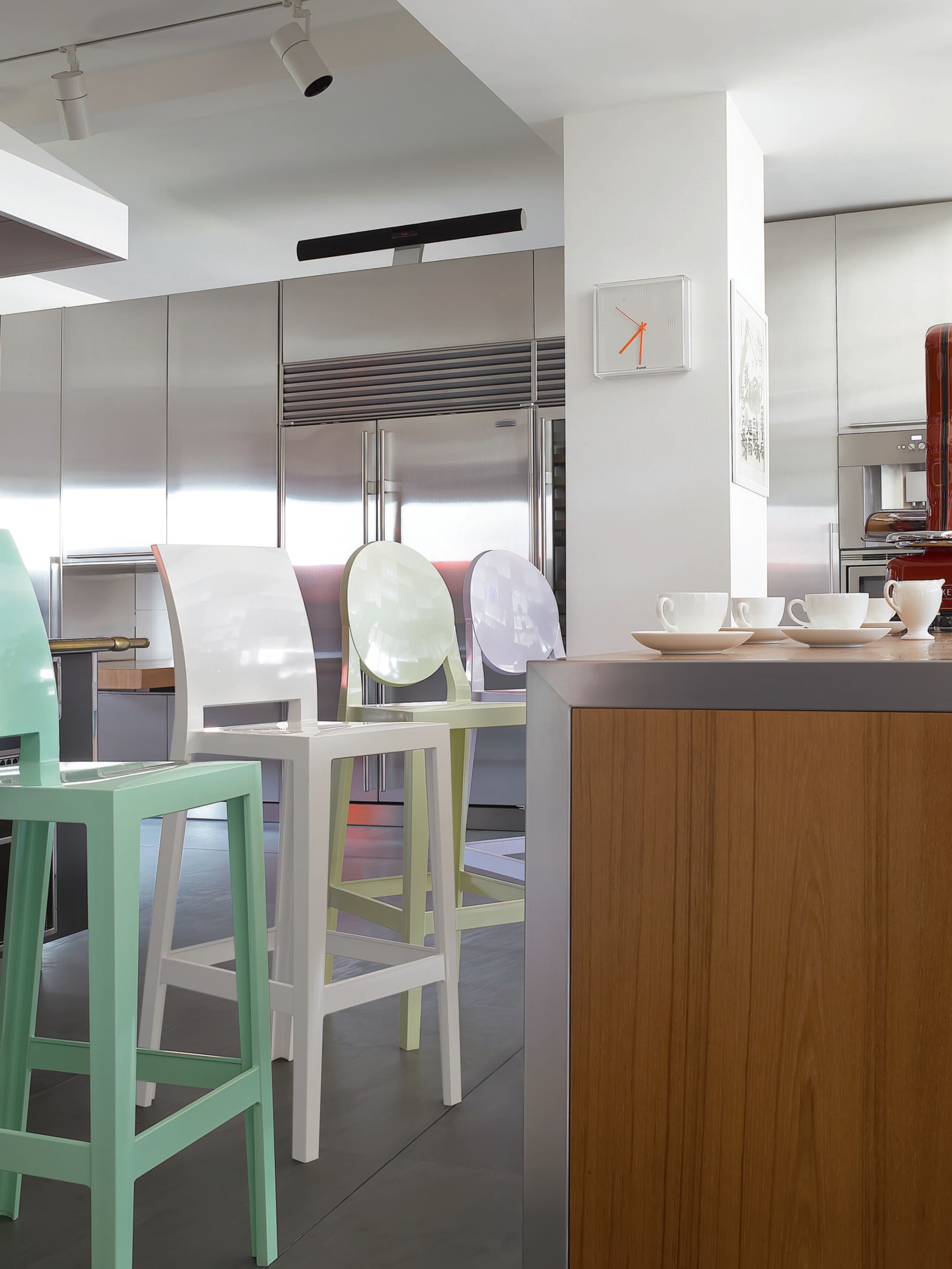 Высокий стул из поликарбоната Kartell Ghost ARCH-00137225 - Вид №1